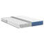 Vidaxl Bed Mattress With Mattress Blue Fabric-117669051