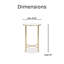 Table d'appoint en marbre Martinit