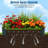 6x3x1 Ft Oval Galvanized Steel Raised Garden Bed Kit with Removable PVC Cover, Mesh Netting & Open Base-927020730