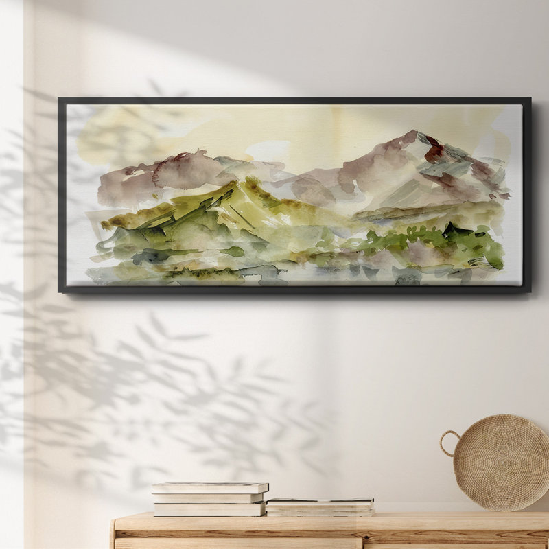 Plum Ridge II- Framed Canvas