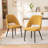 Modern Upholstered Dining Chairs 20" Wide Leather Side Chair with High Back-72357464