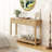 Denise 47.2" Console Table with 3 Fluted Drawers-468945036