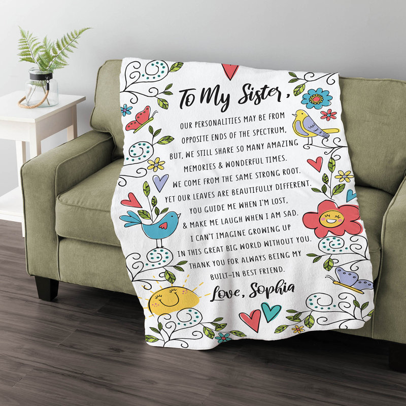 Machine Printed Throw Blanket, Yes