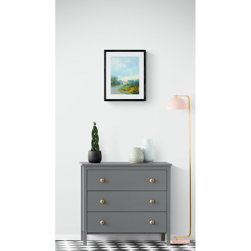 Barn on the Hill Framed Print