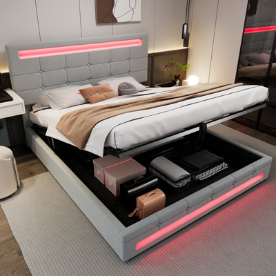 Cybill Upholstered Ottoman Storage Bed