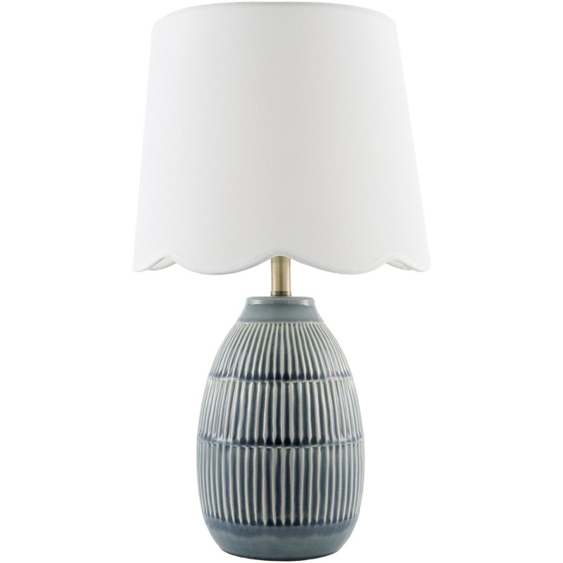 Aarzish Table Lamp, Blue