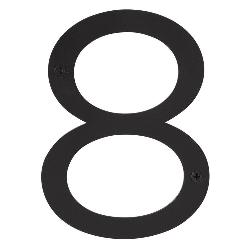 6" Vintage Bronze Stainless Steel House Number