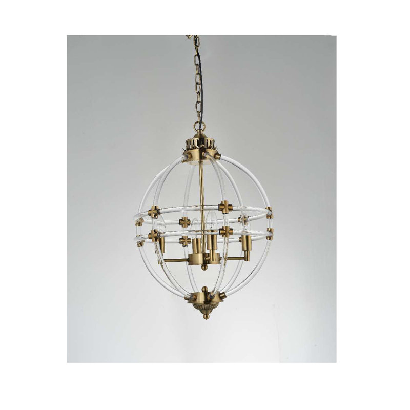 Orbit Brass Pendant Lamp