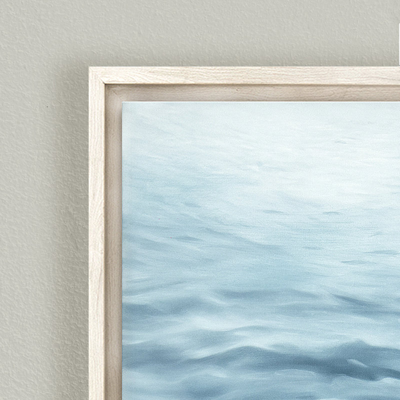 Coastal Retreat  Underwater Clouds XXI - Floater Frame Print on Canvas, 20" H x 16" W x 2.5" D