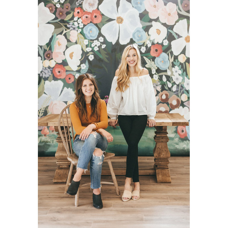 Floral Wallpaper by Melissa Cabrera, Pre-Pasted