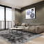 Molena Solid Colour Hand Woven Shag Area Rug-596300884