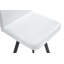 Ensemble de table de salle à manger 9 pièces 9 pièces, plateau de table fixe en grain de bois bicolore et triamine de grain de bois noir avec 8 chaises en similicuir noir, ensemble de table de cuisine moderne pour 8 personnes, idéal pour les réunions de famille-242562037-242562040