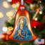 Holiday 3.5'' Handmade Glass Photo Ornament