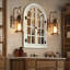 Miroir mural de fenêtre en bois Farmhouse-210298914-217936503