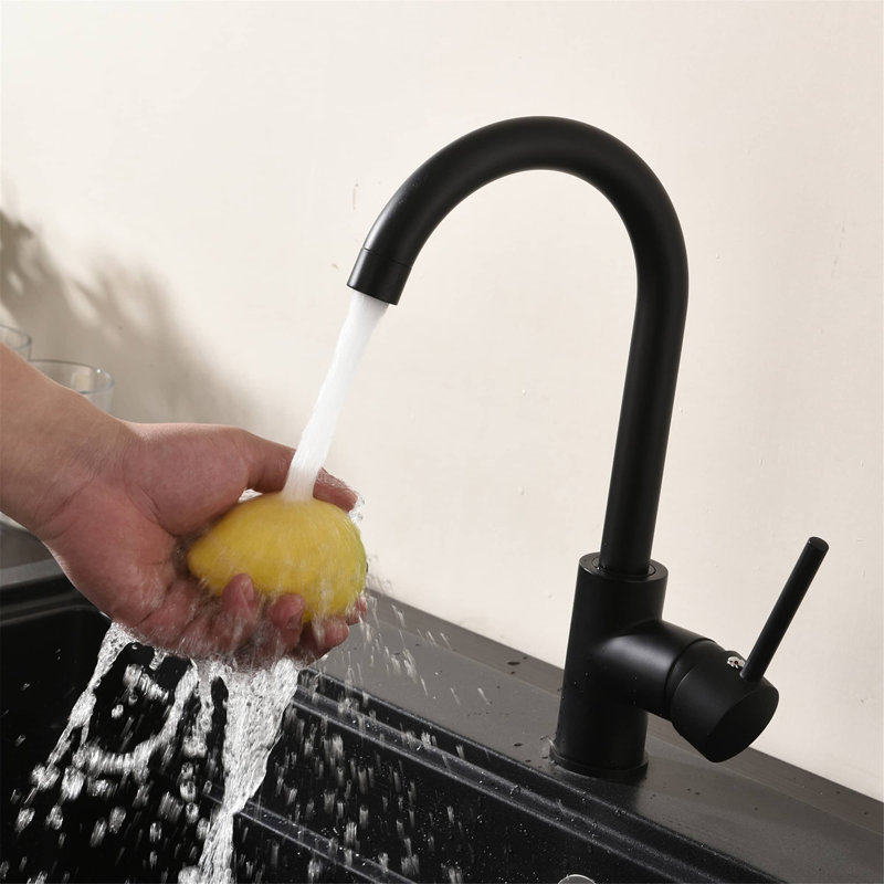Cinkeen Xiao Kitchen Faucet, Black