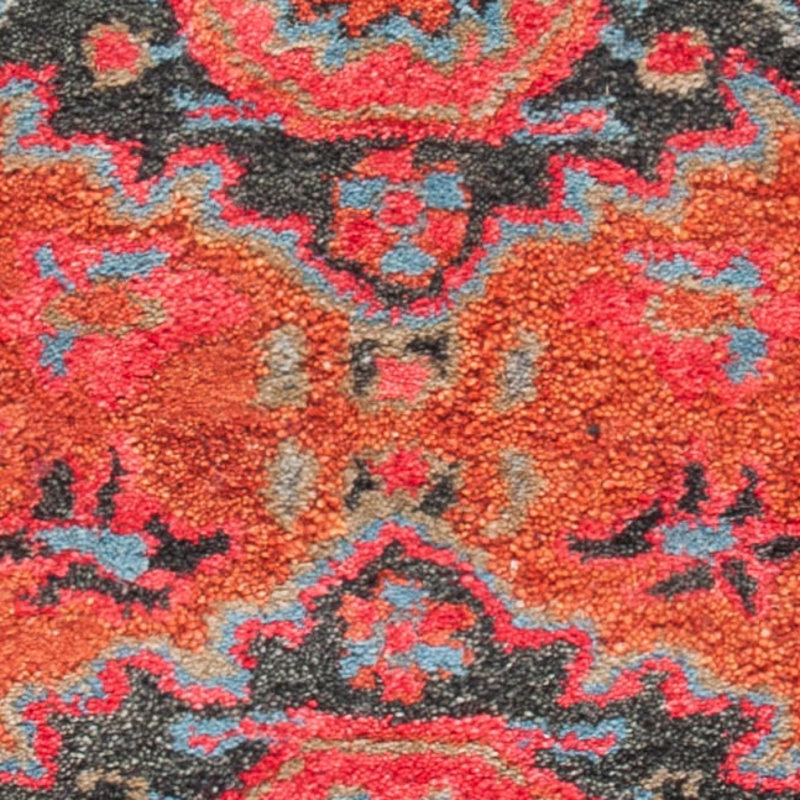 Carlsen Oriental Hand-Tufted Wool Rust Area Rug, Runner 2'3" x 8'