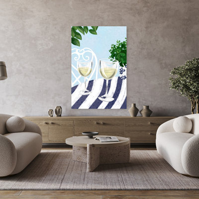 Art mural Al Fresco Wine Moment