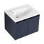 Meuble-lavabo flottant avec lavabo en résine en forme de goutte-1397570066