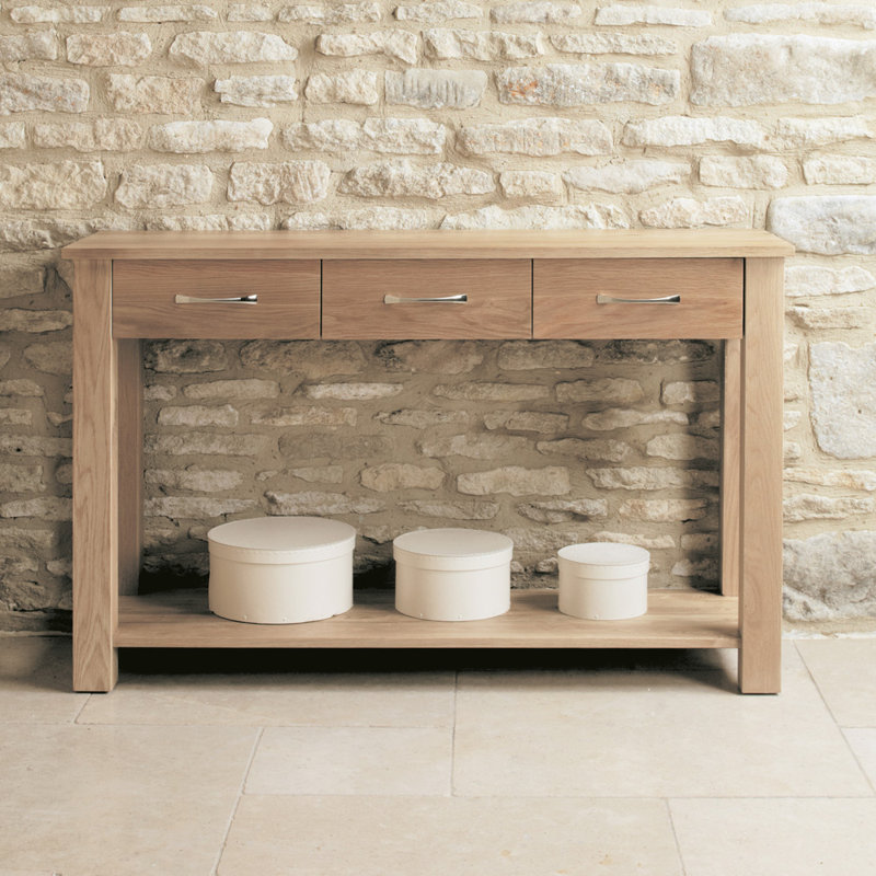 Oscar 120cm Solid Wood Console Table