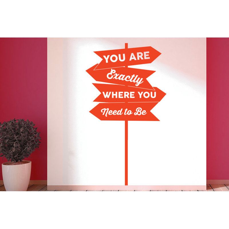 Wall Decal, Orange
