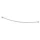Minimalist 72" Adjustable Curved Fixed Shower Curtain Rod