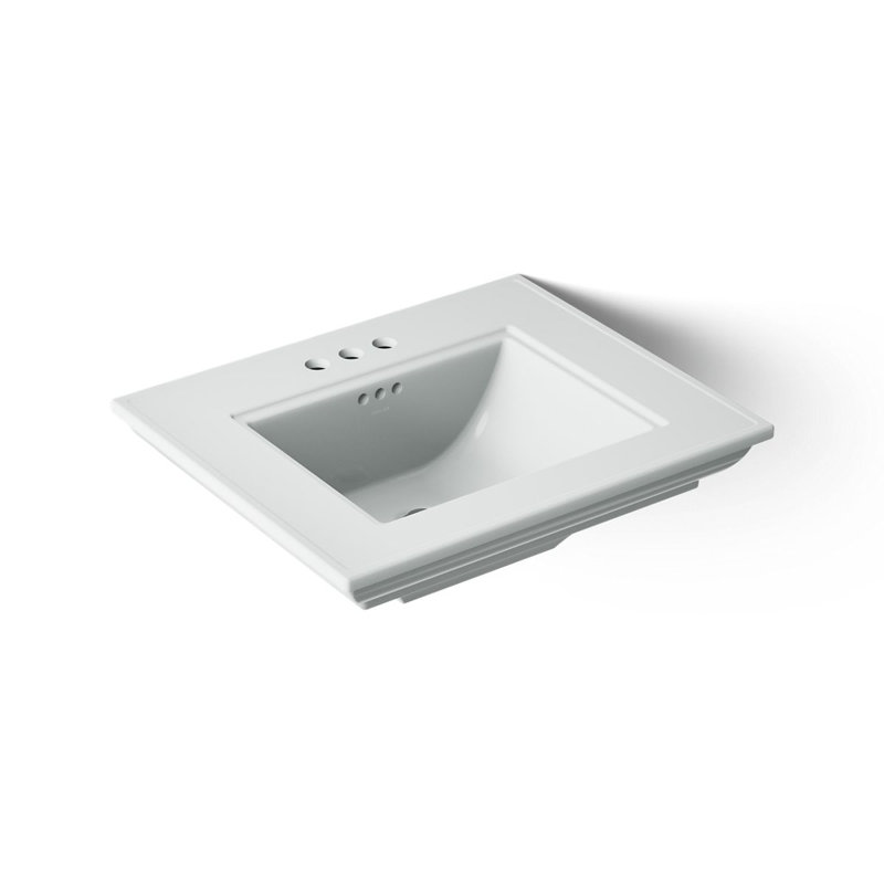 Memoirs® Stately 24" Console Bathroom Sink with Overflow, Ice Gray, 4'' Centers
