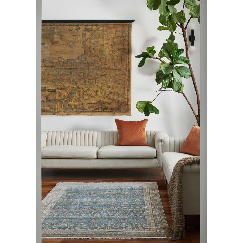 Gianna Blue Rug, Rectangle 9' x 12'
