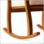 Chaise à bascule avec coussin