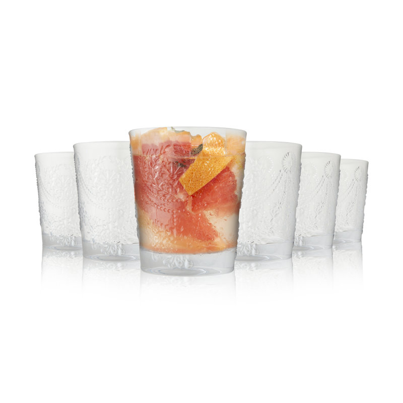 10 oz. Ensemble de verres à boire, Blanc