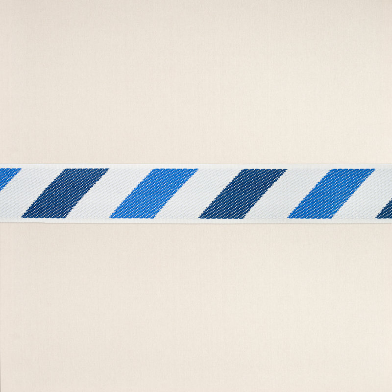 Schumacher x Mary McDonald Airmail I Indoor/Outdoor Tape, Blue