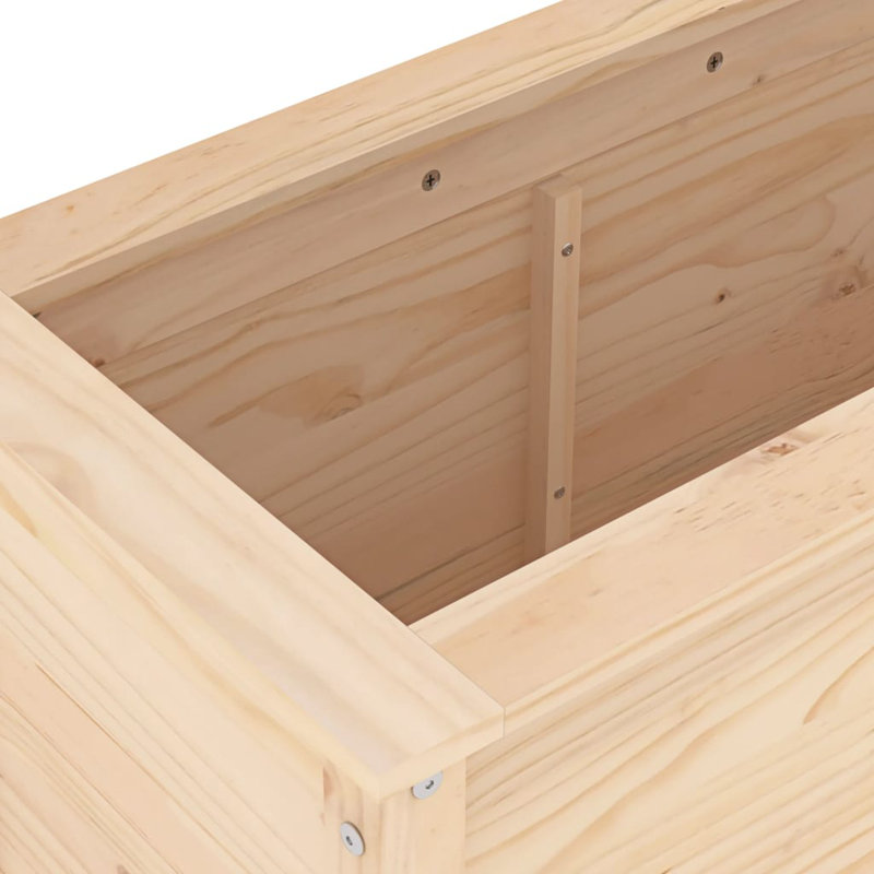 Palmdale Wood Raised Garden Bed, Pine, Brown