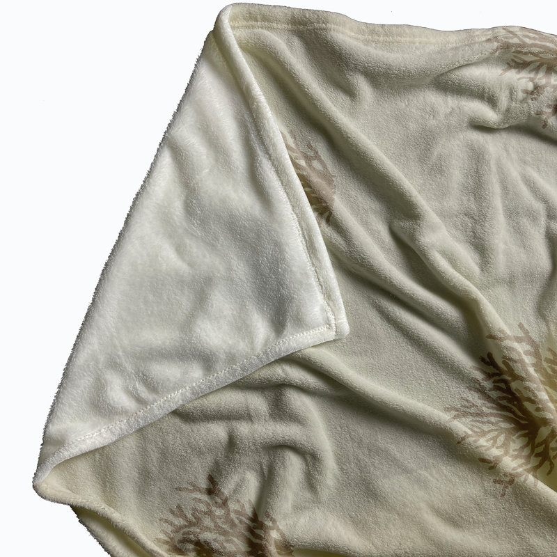 Hough Plain Weave / Muslin Throw Blanket, Taupe