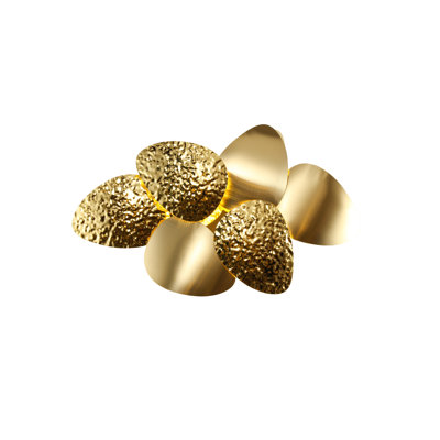 Beshears 6-Light Gold Stainless Steel LED Wall Sconce