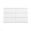 Commode 6 tiroirs Modern White-1435520593
