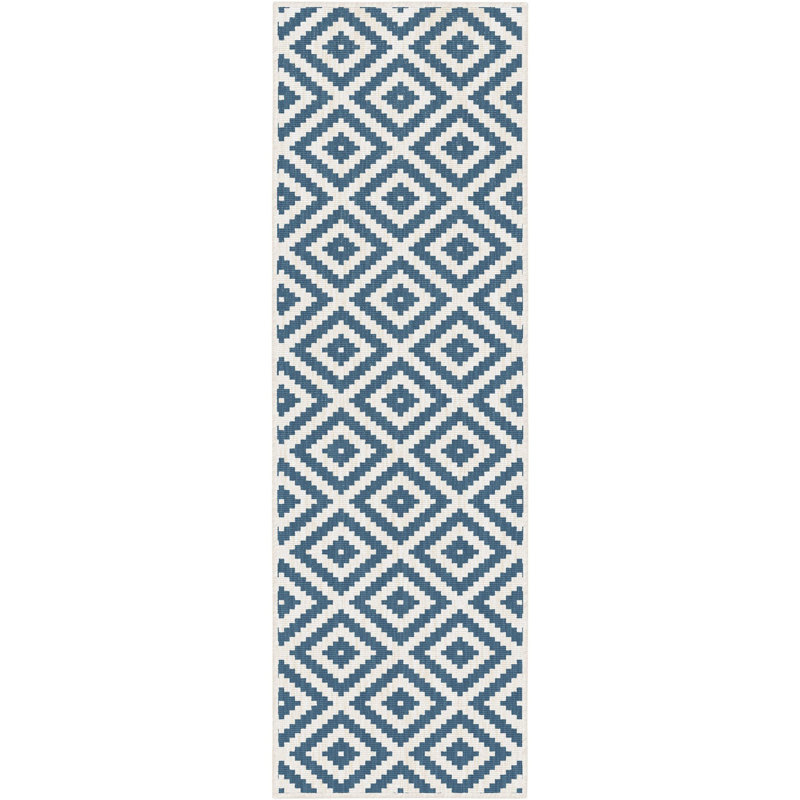 Runner Geometric Flatweave Area Rug, Runner 70 x 330 cm