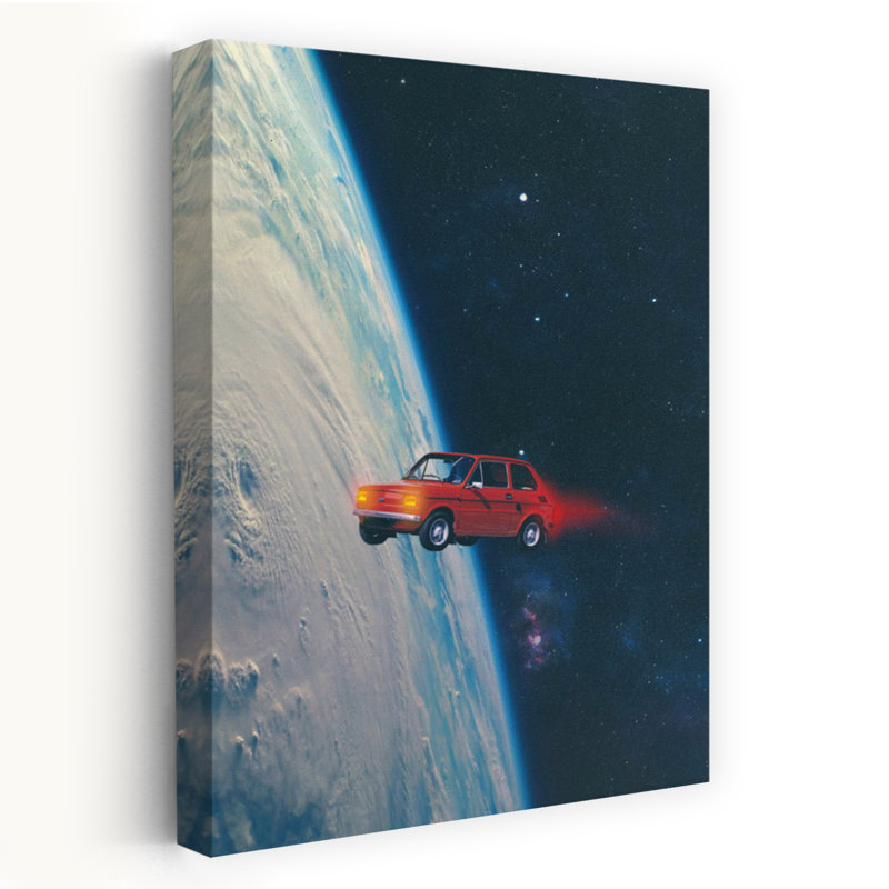 Contemporary Art Surreal Abstract Contemporary Landscape Nature Wall Art by Daniel Donocik - Wrapped Canvas Print