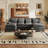 112" U Shaped Modern Chenille Sectional Sofa-1272476263