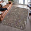 Premium Machine Washable Gurubaksh AMF1152 Floral Rug-1717440194