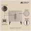 Armoire d'appoint en chêne blanchi-587464128