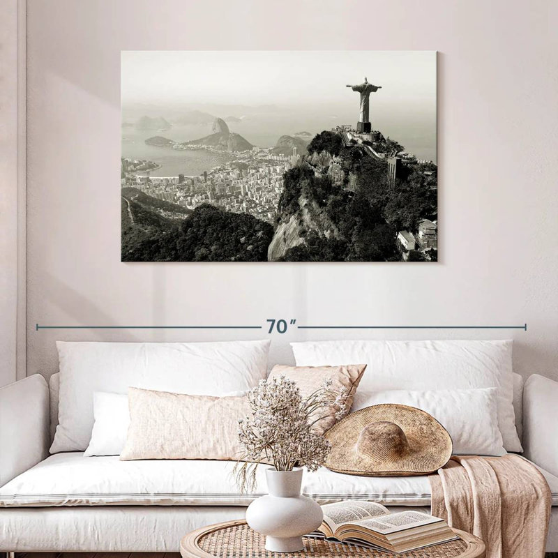Hannes Rio De Janeiro In Monochrome, 30" H x 45" W