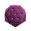 Élégant repose-pieds capitonné avec rangement en velours de diamant Polygon, repose-pieds multifonctionnel et siège pour la maison, rangement confortable et pratique pour le salon et la chambre à coucher (SEULEMENT OTTOMAN)-1996692164