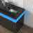 TV Stand/Media Console For Tvs With Power Outlets, USB Ports And LED Light Strips-1357240012-1592640146
