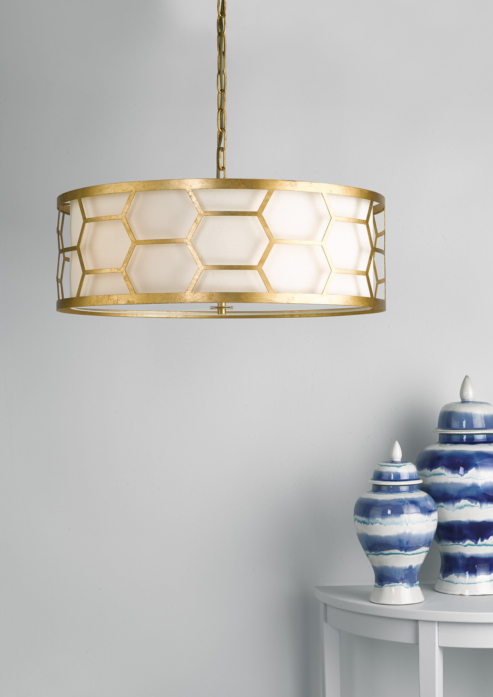 Light drum deals chandelier