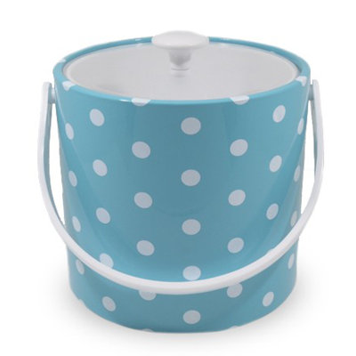 Seau à glace à points pois