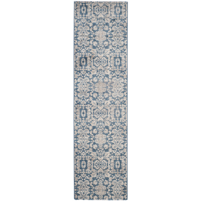 Weigle Sofia Performance Floral Rug, Runner 2'2" x 10'