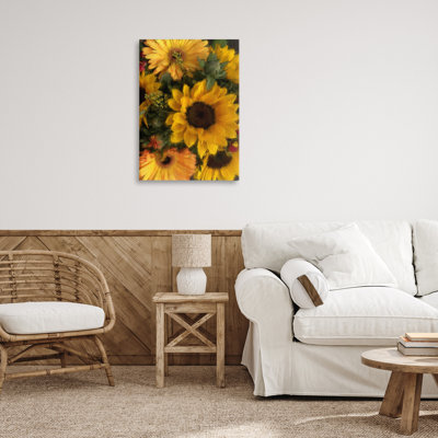 Bunches of Garden Sunflowers Canvas, design by Kim Allen