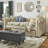 Veron Upholstered Linen Daybed-372195181