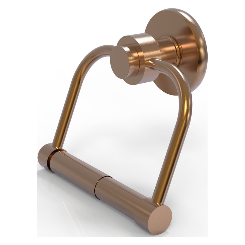 Morosini Wall Mounted Toilet Paper Holder, Brushed Bronze