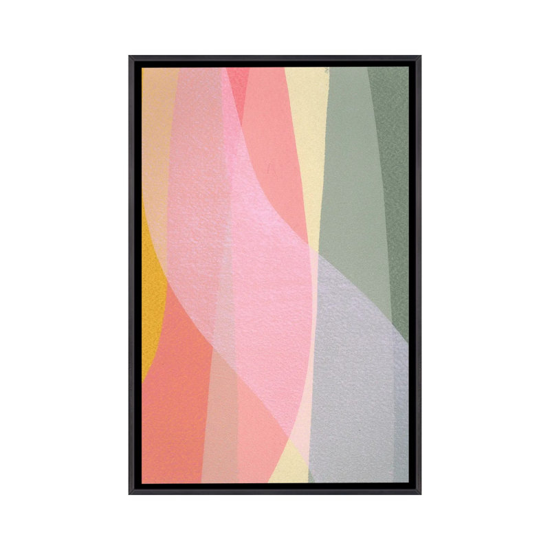 «Paused», reproduction d'art sur toile encadrée, 40 po x 26 po, Toile avec cadre, Noir patiné