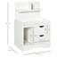 40cm W Engineered Wood Bedside Table